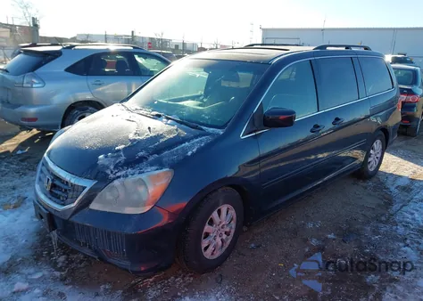 2009 Honda Odyssey Ex-L из США, поврежденный, VIN 5FNRL38659B401664